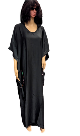 Hoodie Silk Gown